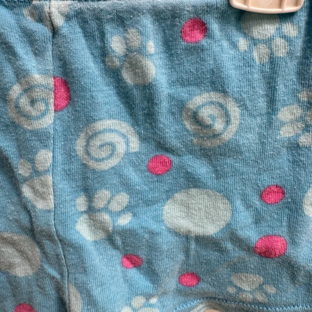 Blue’s Clues 3T Girls Blue and Pink Dog Paw Pajama Bottoms Shorts